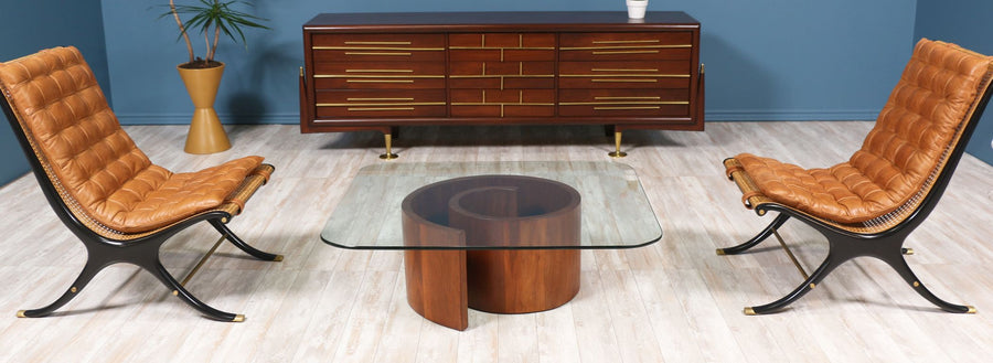 Vladimir Kagan “Snail” Coffee Table for Selig