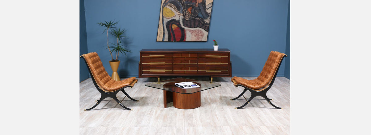 Vladimir Kagan “Snail” Coffee Table for Selig