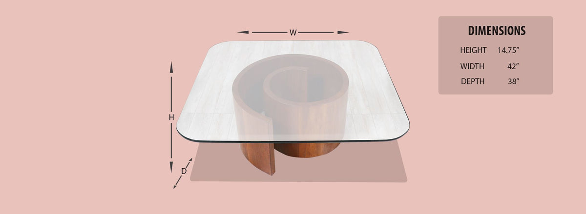 Vladimir Kagan “Snail” Coffee Table for Selig