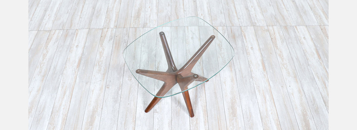Adrian Pearsall Sculpted Walnut "Jax" Side Table for Craft Associates