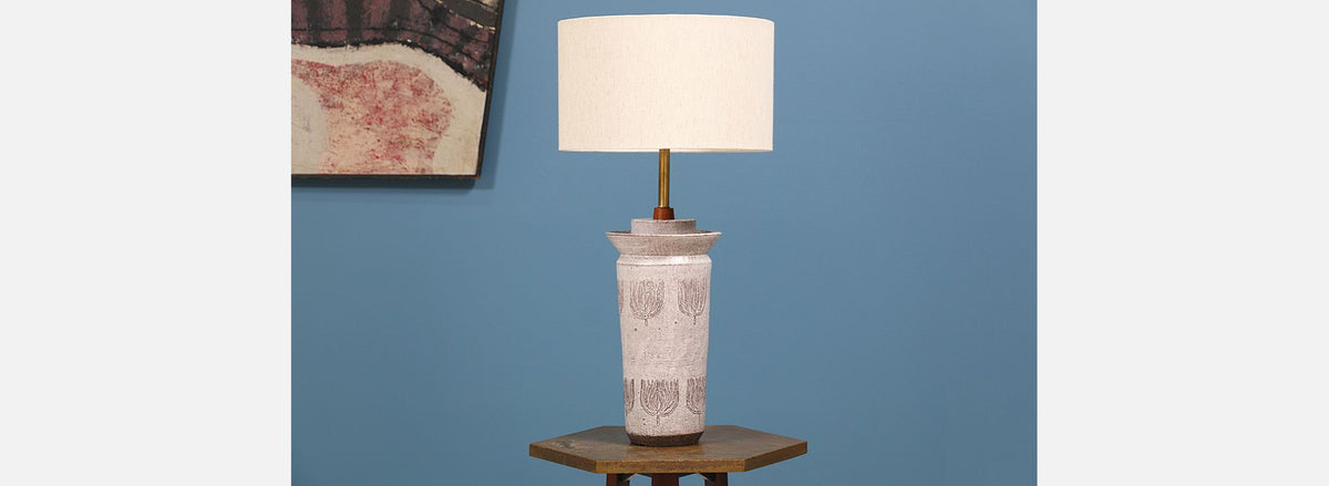 Aldo Londi Ceramic Table Lamp for Bitossi 2