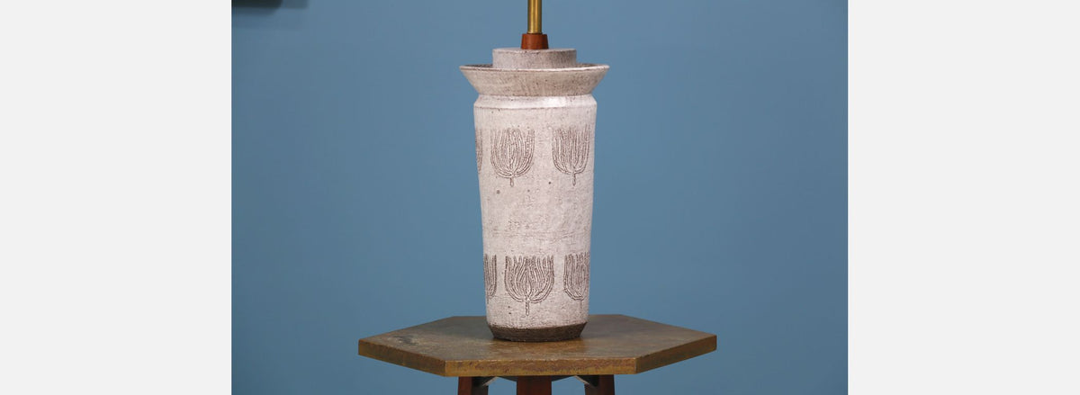 Aldo Londi Ceramic Table Lamp for Bitossi 2