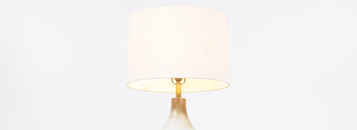 David Cressey Drip Texture Ceramic Table Lamp for Architectural Pottery