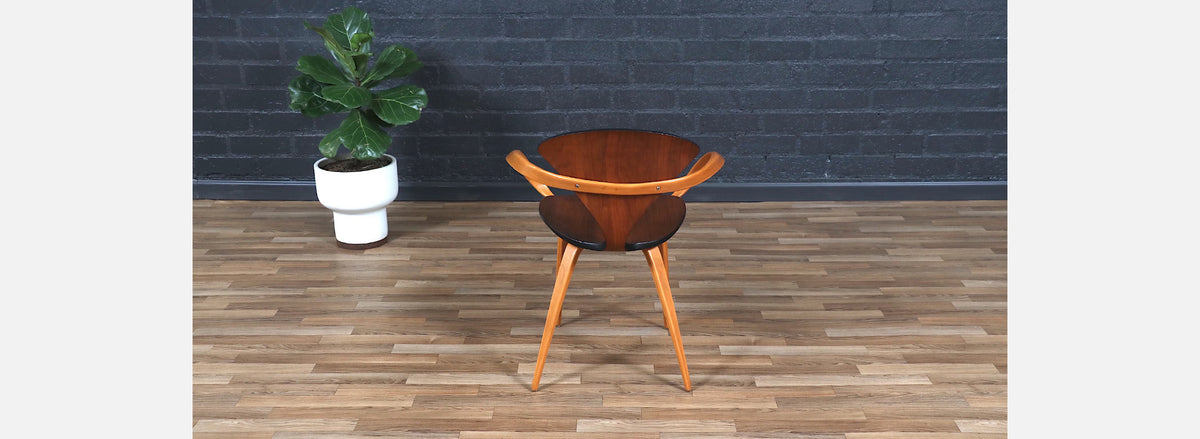 Mid-Century "Pretzel" Arm Chair by Norman Cherner for Plycraft