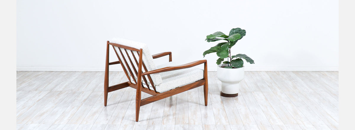 Adrian Pearsall Model 843-C Sculpted Walnut Lounge Chair for Craft Associates