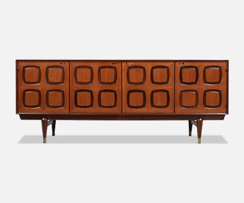 Rolf Rastad & Adolf Relling Two-Tone Teak Credenza for Gustav Bahus