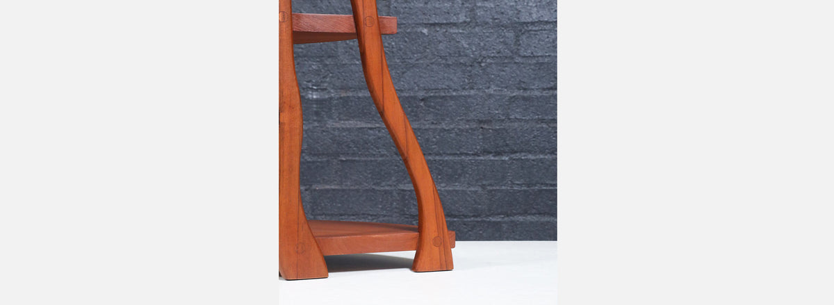 California Studio Craft Organic Modern Teak Counter Shelf