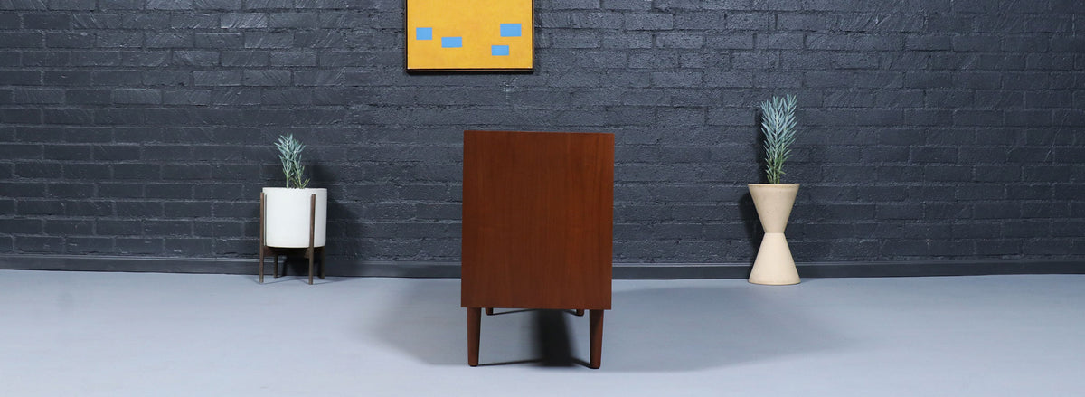 Custom Made Multi-Color Lacquered Credenza by Danish Modern LA