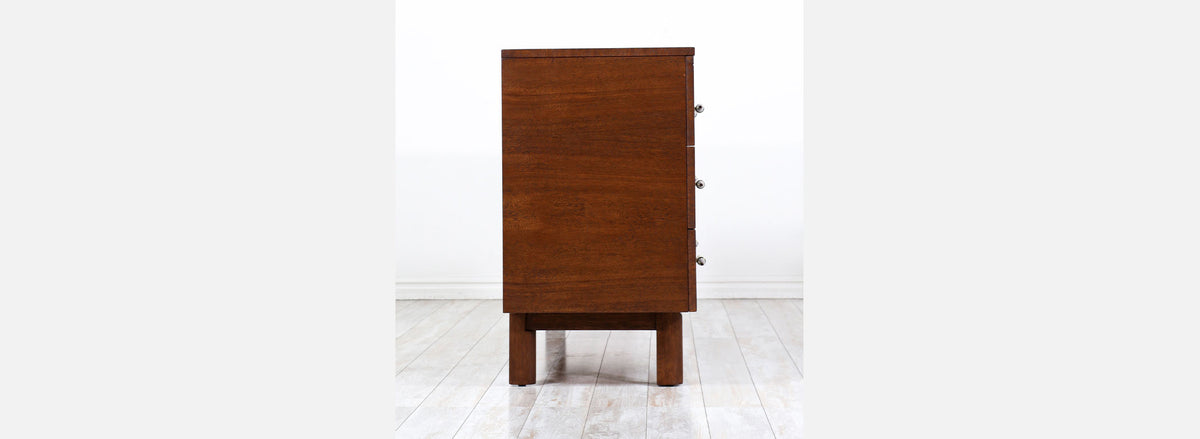 John Keal Dresser with Brass Accents for Brown Saltman