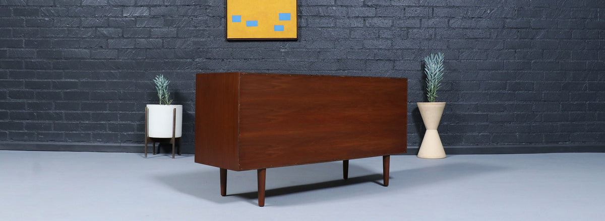 Custom Made Multi-Color Lacquered Credenza by Danish Modern LA