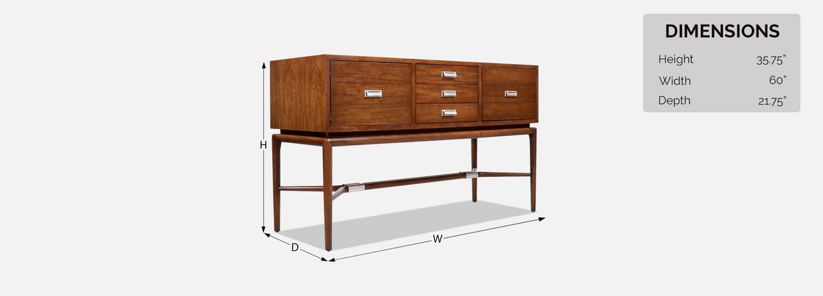 California Modern Console Table by Maurice Bailey for Monteverdi-Young