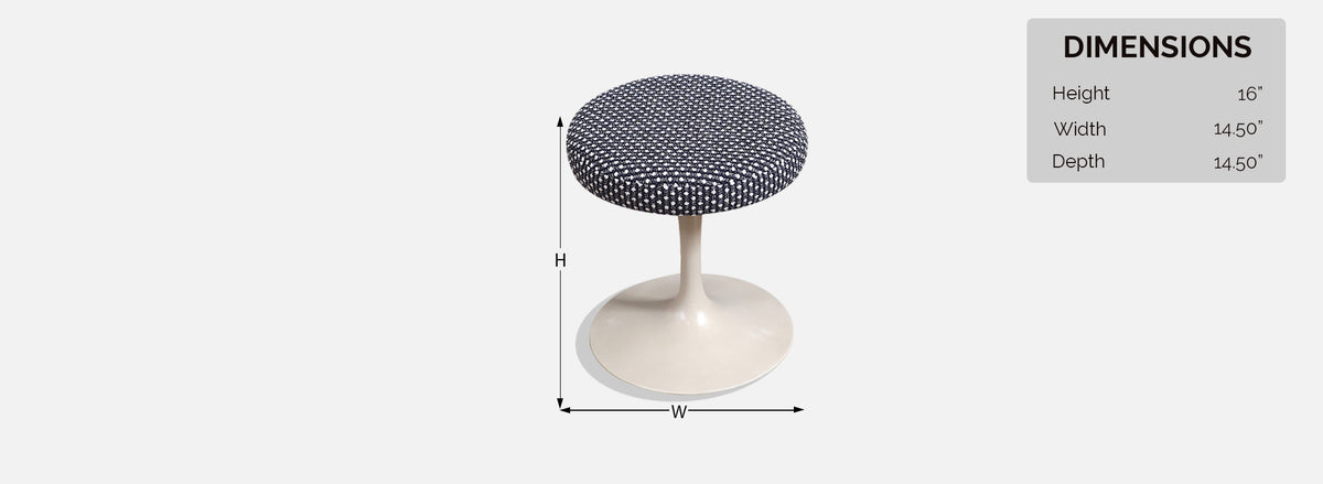 Pair of Vintage Eero Saarinen Tulip Swiveling Stools for Knoll 