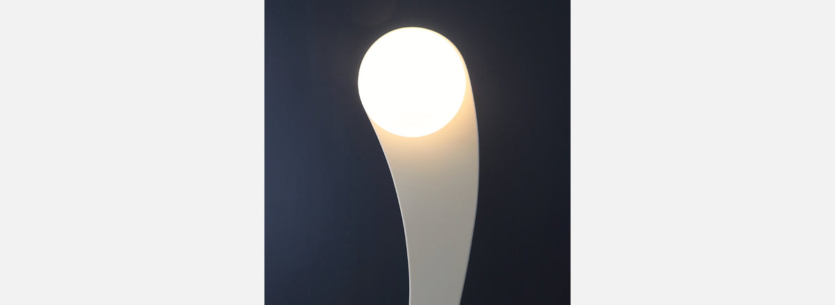 Mid-Century Modern Sculpted Lacquered Floor Lamp