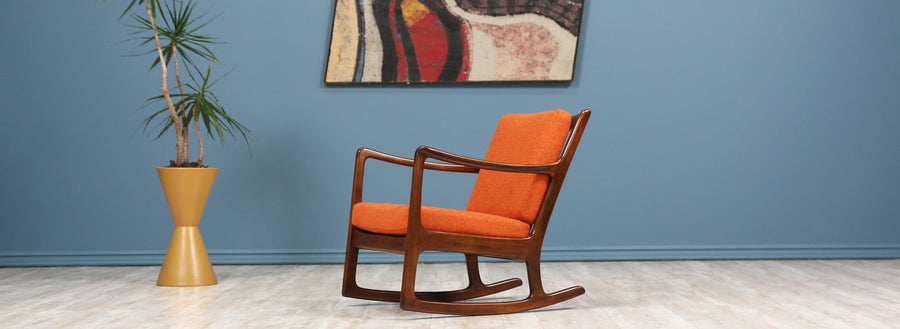 Ole Wanscher Rocking Chair for France & Søn