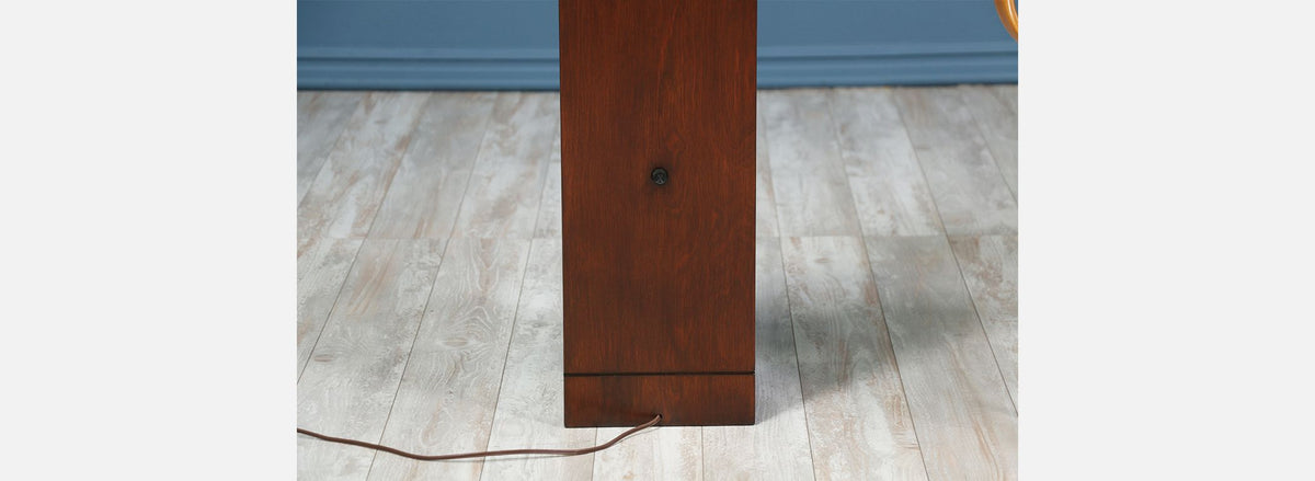 Mid Century 3-Globe Geometric Floor Lamp