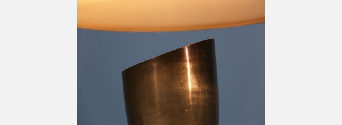 California Modernist Bronze Table Lamp by Robert Bulmore 