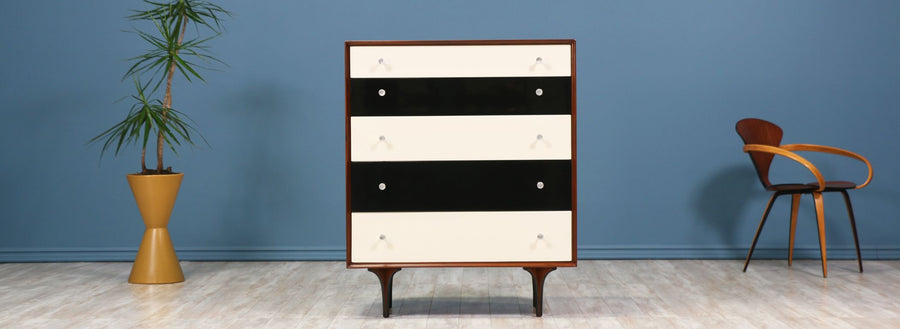 Richard Thompson Walnut Chest of Drawers for Glenn of California