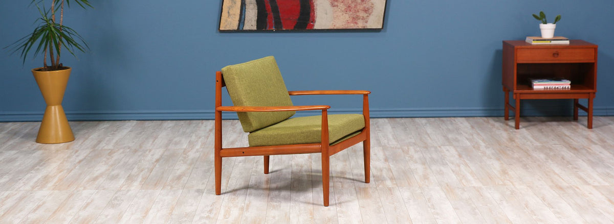 Grete Jalk Teak Lounge Chair for France & Søn 2