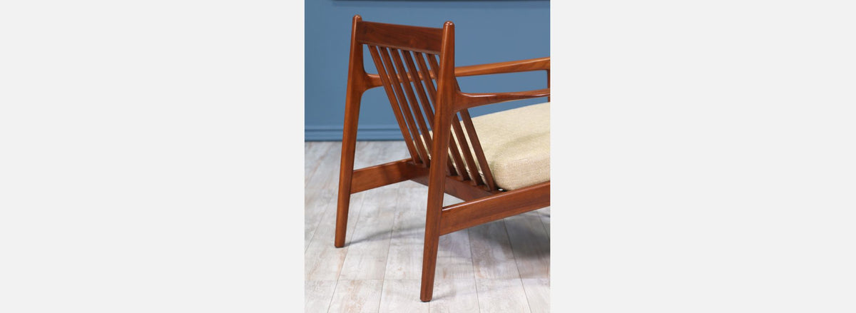 Folke Ohlsson Model 74-C Walnut Lounge Chair for Dux 2