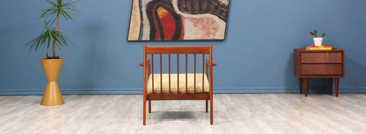 Folke Ohlsson Model 74-C Walnut Lounge Chair for Dux 2