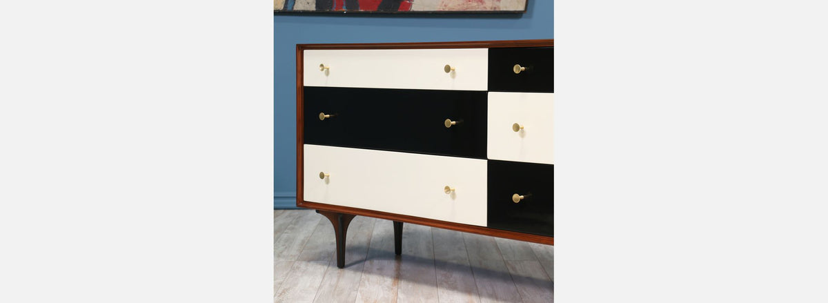 Richard Thompson Lacquered & Walnut Dresser for Glenn of California-2