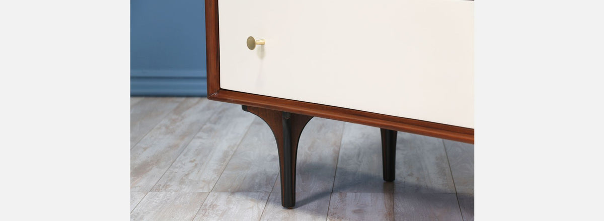 Richard Thompson Lacquered & Walnut Dresser for Glenn of California-2