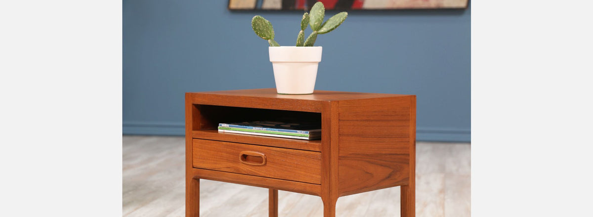 Aksel Kjersgaard Teak Night Stands for Odder Møbler