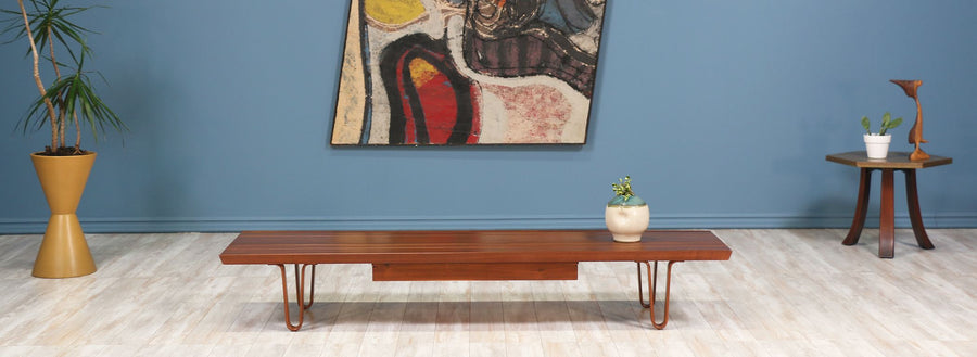 Edward J. Wormley "Long John" Bench / Coffee Table for Dunbar