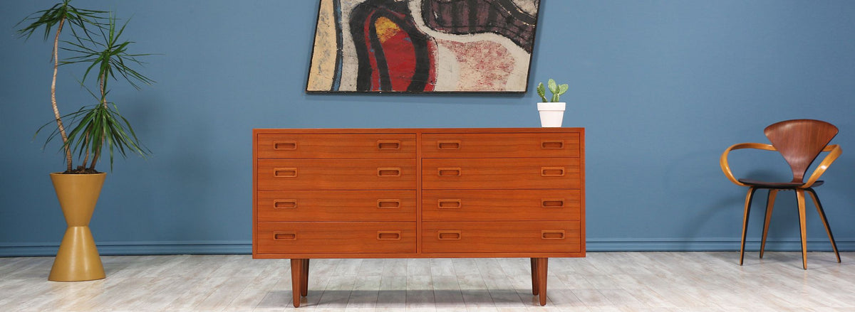 Carlo Jensen Teak Dresser for Hundevad & Co.