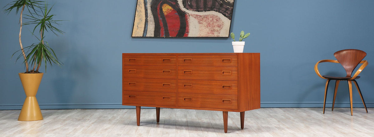 Carlo Jensen Teak Dresser for Hundevad & Co.
