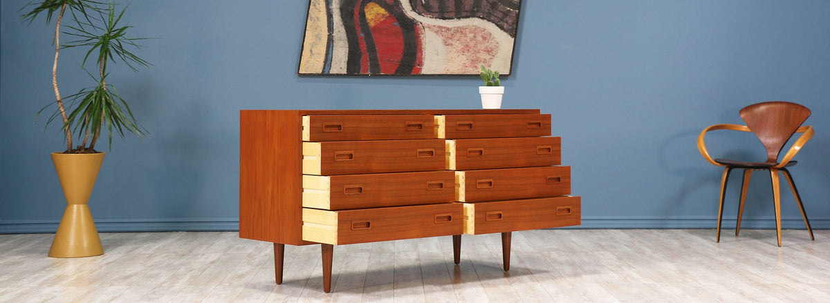 Carlo Jensen Teak Dresser for Hundevad & Co.