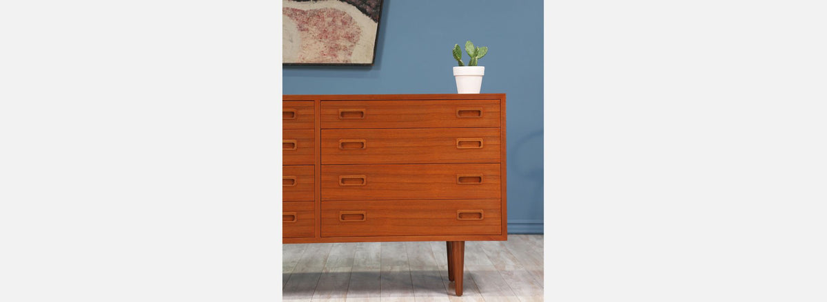 Carlo Jensen Teak Dresser for Hundevad & Co.