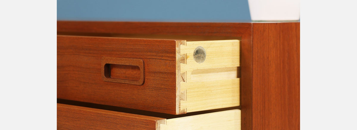 Carlo Jensen Teak Dresser for Hundevad & Co.