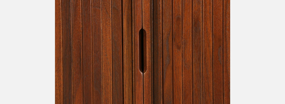 Milo Baughman Tambour-Door Credenza for Glenn of California