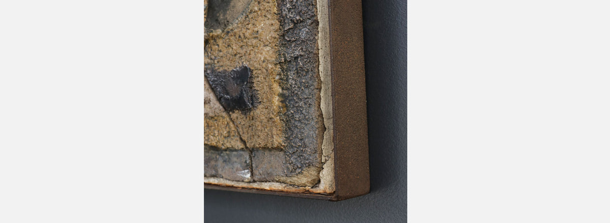 Mid-Century Modernist Cubist Concrete Wall Art