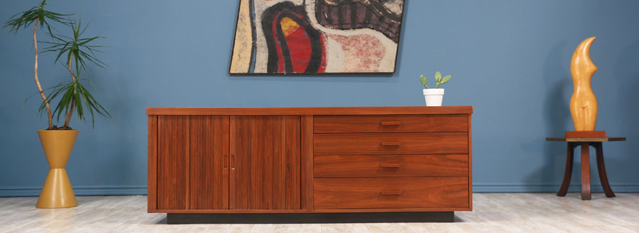 Milo Baughman Low Profile Credenza for Glenn of California