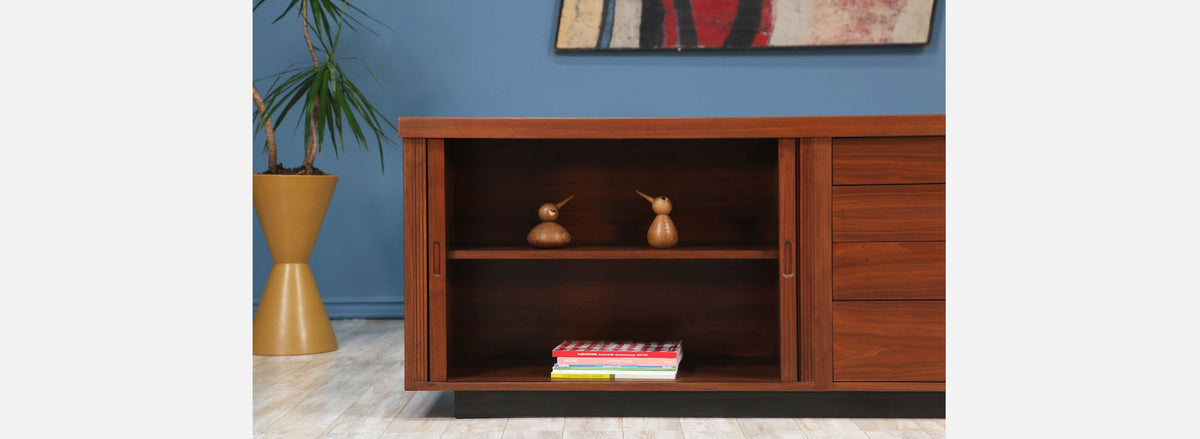 Milo Baughman Low Profile Credenza for Glenn of California