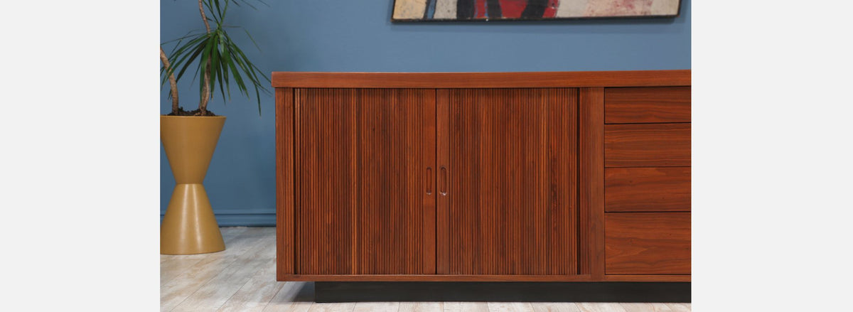 Milo Baughman Low Profile Credenza for Glenn of California
