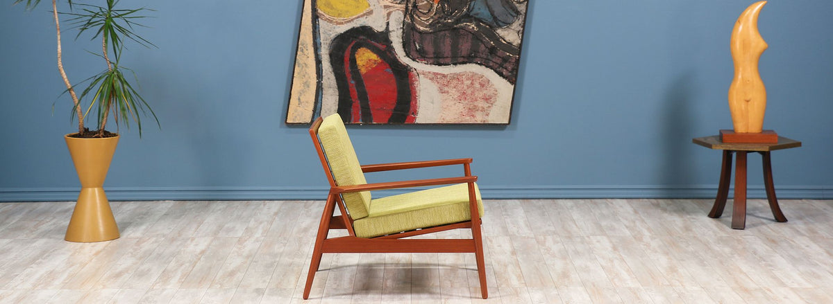 Danish Modern Teak Lounge Chair -Denmark