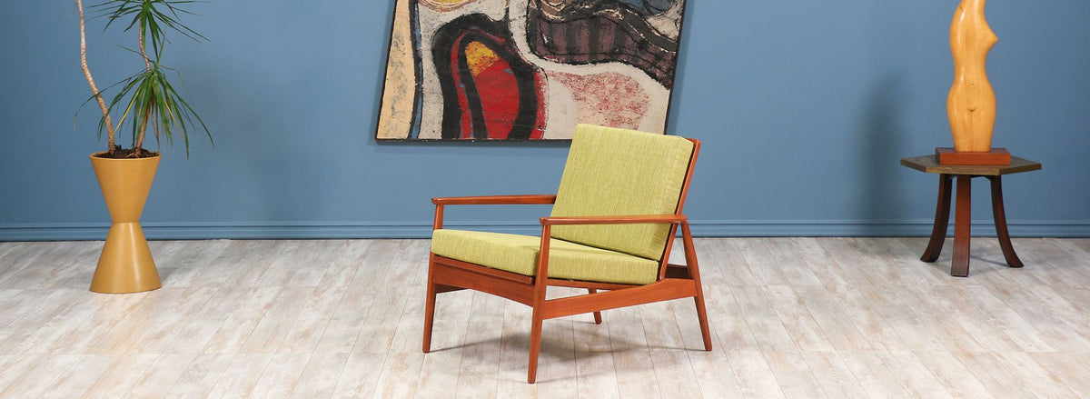 Danish Modern Teak Lounge Chair -Denmark
