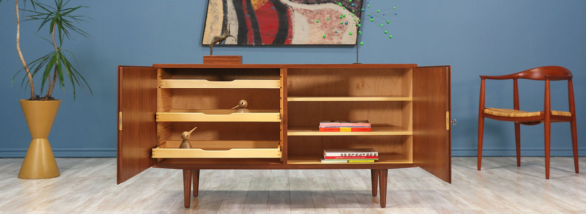 Hundevad & Co. Teak Credenza by Carlo Jensen