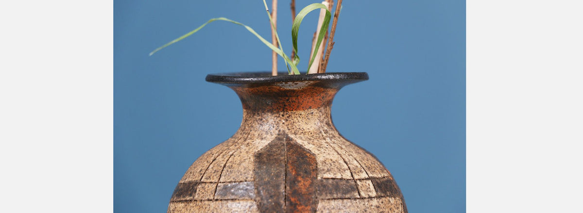 Marguerite Wildenhain Stoneware Base for Pond Farm Studio