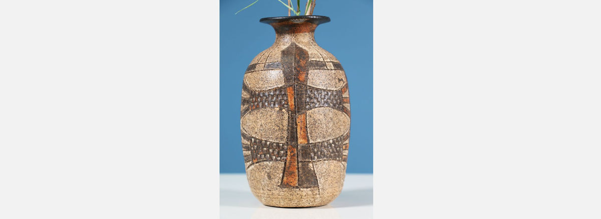 Marguerite Wildenhain Stoneware Base for Pond Farm Studio