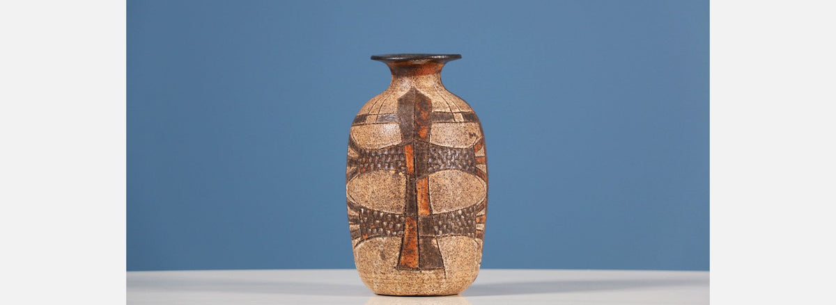 Marguerite Wildenhain Stoneware Base for Pond Farm Studio