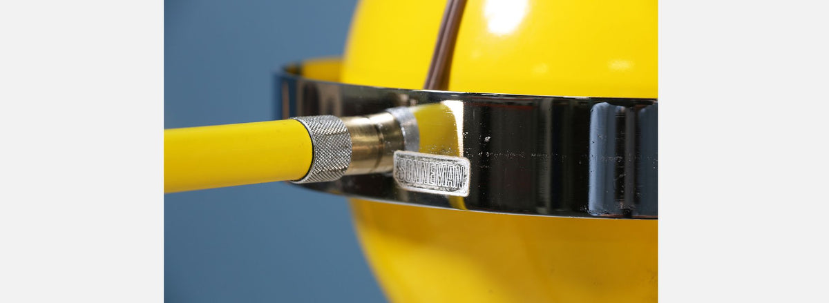 Robert Sonneman Yellow Enameled Floor Lamp