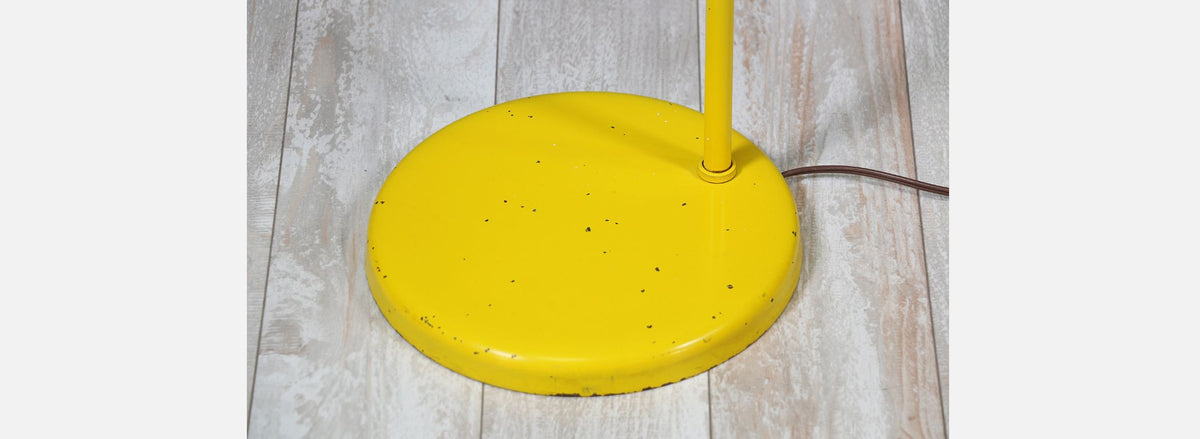 Robert Sonneman Yellow Enameled Floor Lamp