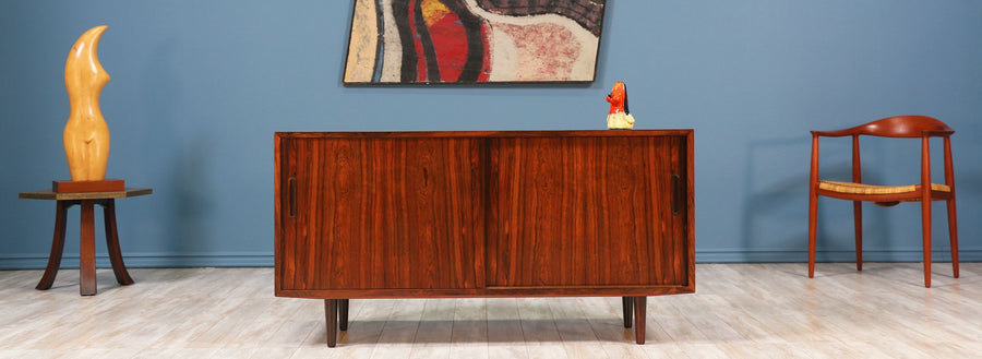 Danish Rosewood Credenza by Carlo Jensen for Hundevad & Co.