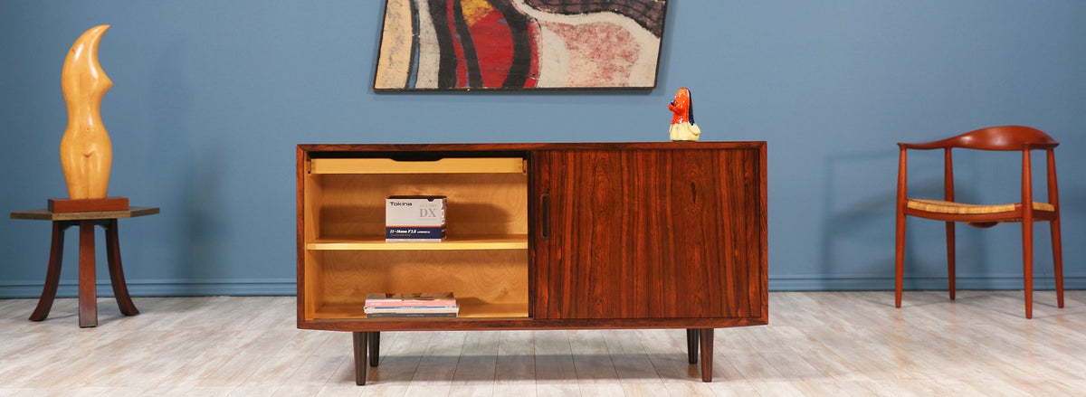 Danish Rosewood Credenza by Carlo Jensen for Hundevad & Co.