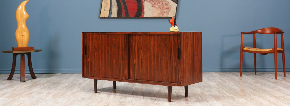 Danish Rosewood Credenza by Carlo Jensen for Hundevad & Co.