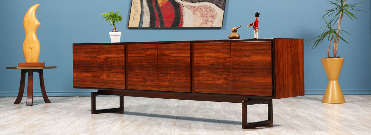 Arne Hovmand Olsen Rosewood Credenza for Mogens Kold